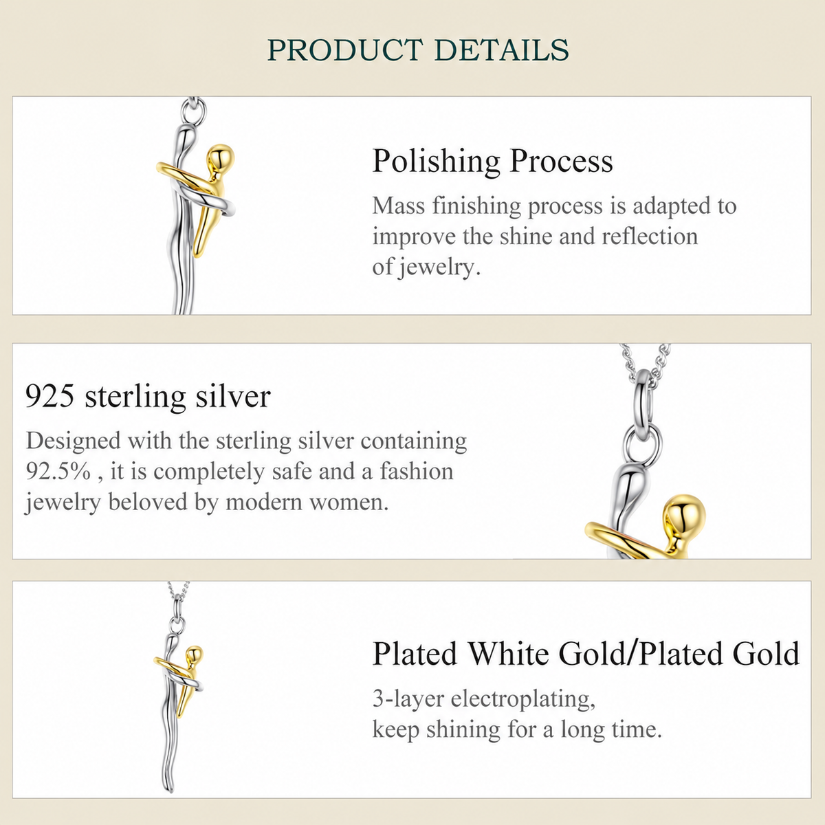 Mother & Child Magnetic Necklace